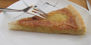 Tarte poire creme amande